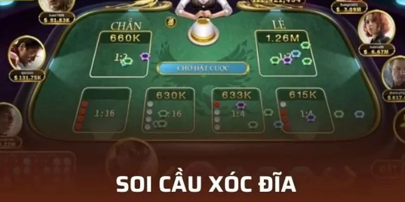 Soi cầu xóc đĩa giúp cược thủ dự đoán xu hướng cược.